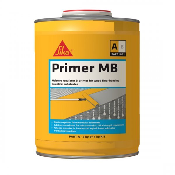 Imprimante controlador de la humedad para el pegado de pisos de madera - SIKA®PRIMER MB