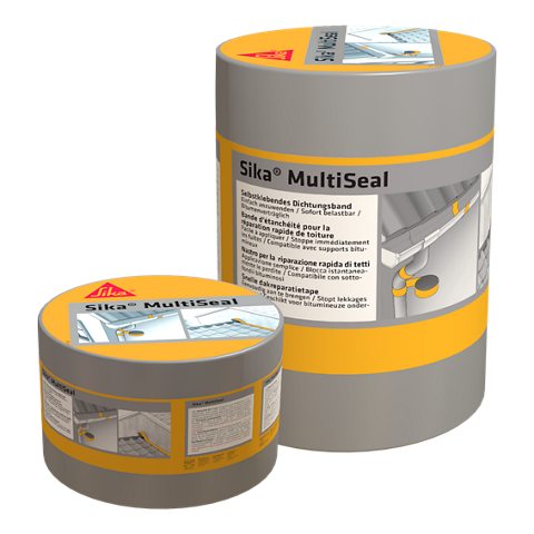 Filtraciones a través de canaletas o tuberías en cubiertas o terrazas  - Sika® MultiSeal M