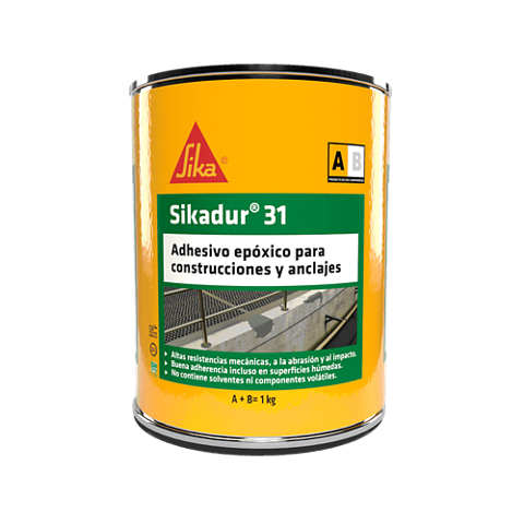 Reparar o tapar la junta entre láminas de fibrocemento y ocultar las cabezas de los tornillos de fijación  - Sikadur®-31 Normal